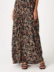 2023 Women's V-neck printed lace dress