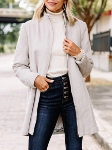 Brown Herringbone Coat Brown Herringbone Coat