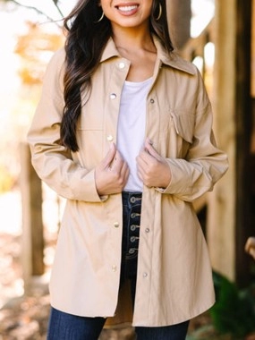 Brown Shacket
