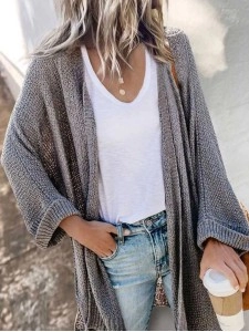 Women Casual Elegant Jacket Coat Sweaters Women Casual Elegant Jacket Coat Sweaters