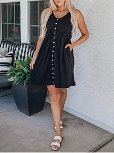 Women Casual Elegant Tank Top Dress Women Casual Elegant Tank Top Dress