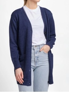 Women's blue elegant knitted sweater Women's blue elegant knitted sweater