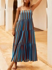 Women's blue holiday dress Women's blue holiday dress