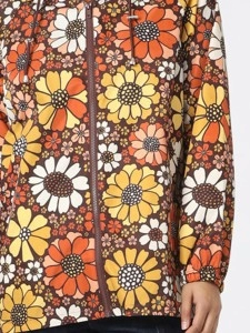 Women's Hooded Marigold Raincoat