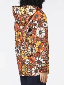 Women's Hooded Marigold Raincoat