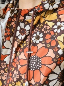 Women's Hooded Marigold Raincoat