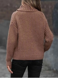 Women's turtleneck autumn and winter long sleeve sweater