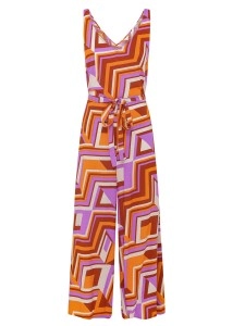 Women's V-neck holiday jumpsuit